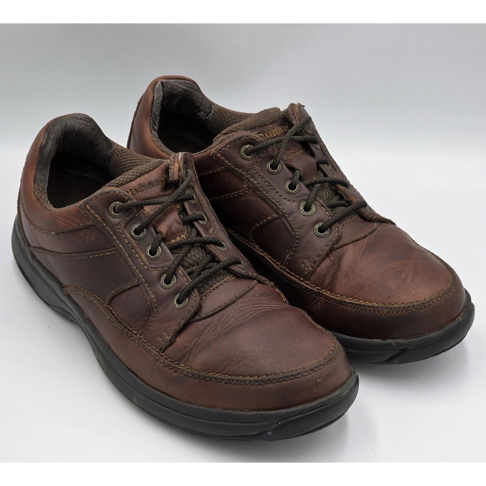 Dunham‎ Men's Size 10D 8000 Midland Lace Up Brown Leather Shoes 8500SB